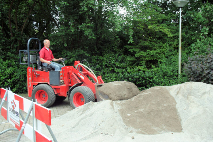 Zand vernieuwen